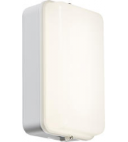 Knightsbridge 5W LED Security Amenity Bulkhead Base with Opal Diffuser Cool White (White)